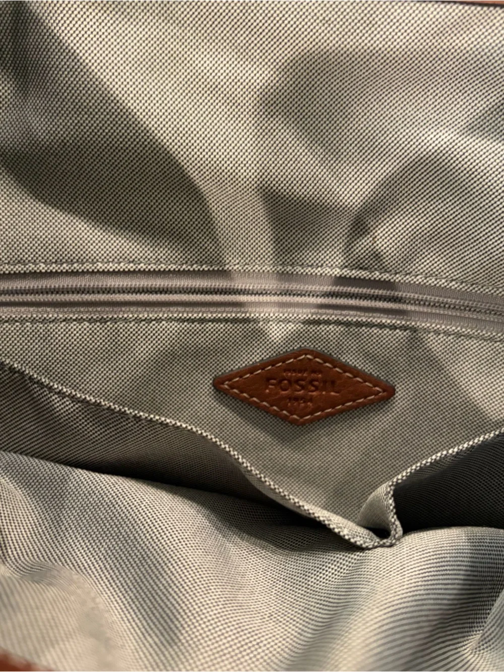 Fossil Luna Leather Drawstring Backpack with Buckle